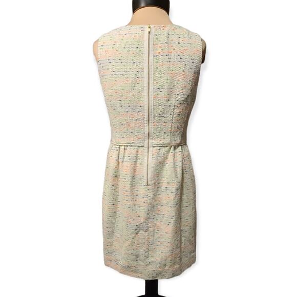 J. Crew Tweed Multi Color Sparkle Dress Size 4 - Picture 4 of 8